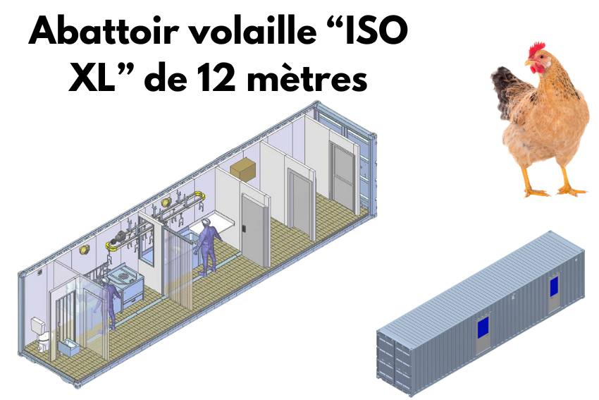 Abattoir volaille de 12 mètres